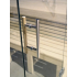 Wooden handle for sauna