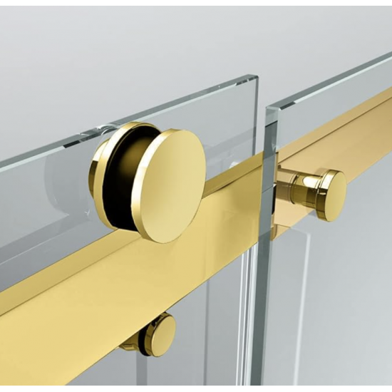 Maniva 24-Karat Gold Shower Enclosure by PG Italy Manufacturing