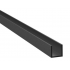 U profile black glass 8 mm 20x12x12 mm 3000 mm