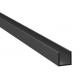 U profile black glass 8 mm 20x12x12 mm 3000 mm