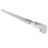 Glass to wall angle adjustable rectangular  shower rod