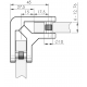 Clamp glass to glass 90