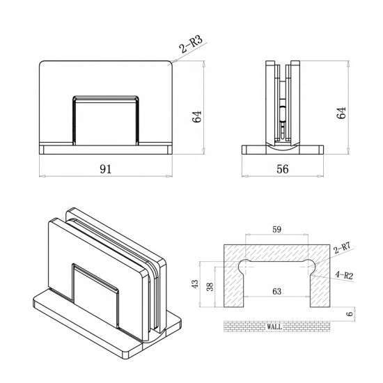 Focus Centrale polished chrome