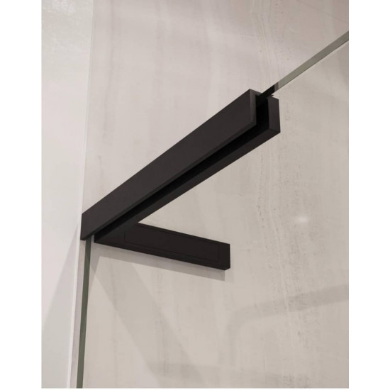 Porto Cervo L bar Black wall to glass