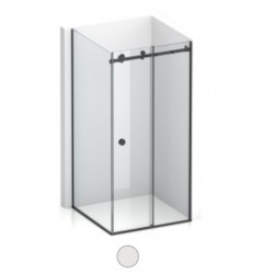 Maniva wall to glass in polished chrome