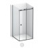 Maniva wall to glass in polished chrome